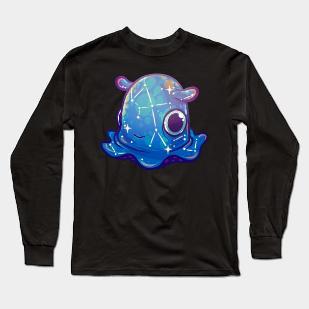 Cute Galaxy Dumbo Octopus Long Sleeve T-Shirt by Claire Lin